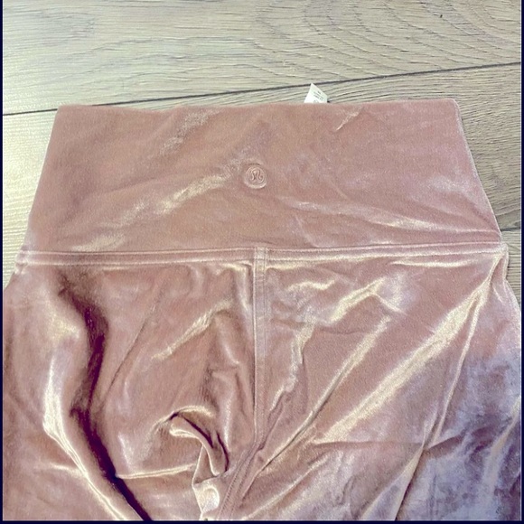 Lululemon Wunder Lounge High Rise Velvety Tights - Picture 2 of 4